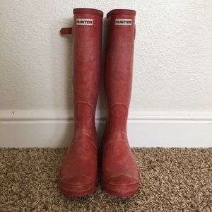 Hunter Original Red Rainboots